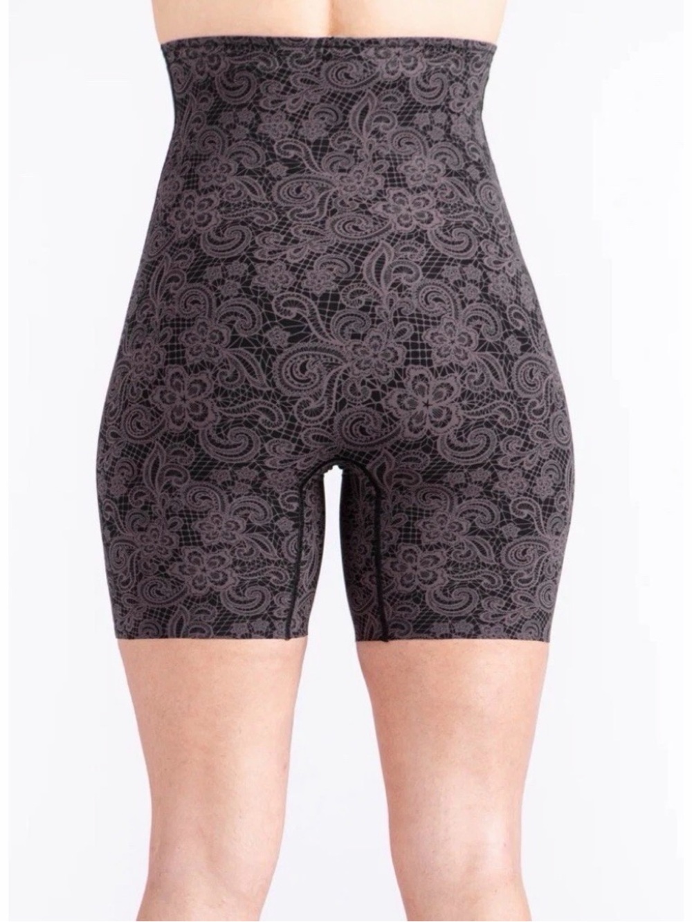 Body by Haart + Lieu High Waist Lace-Pattern Shaping Shorts